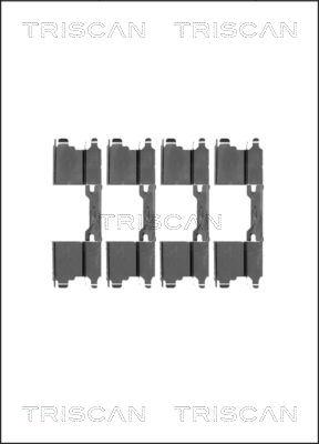 Triscan 8105 101599 - Комплектующие для колодок дискового тормоза autospares.lv