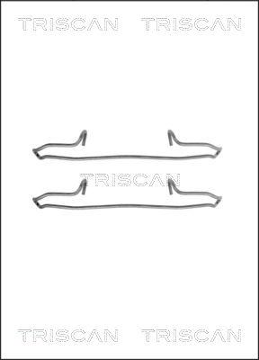 Triscan 8105 101594 - Комплектующие для колодок дискового тормоза autospares.lv