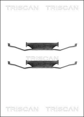 Triscan 8105 101595 - Комплектующие для колодок дискового тормоза autospares.lv