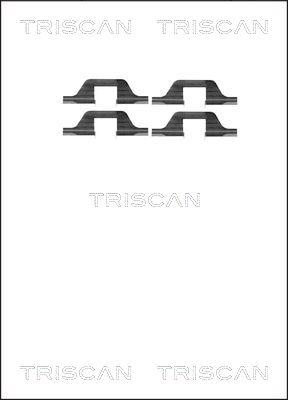 Triscan 8105 101591 - Комплектующие для колодок дискового тормоза autospares.lv
