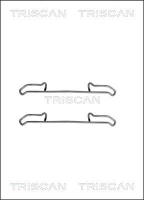 Triscan 8105 101540 - Комплектующие для колодок дискового тормоза autospares.lv