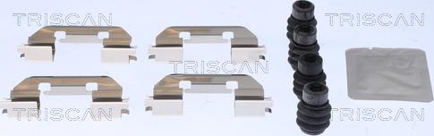 Triscan 8105 101672 - Комплектующие для колодок дискового тормоза autospares.lv