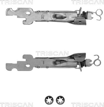 Triscan 8105 103003 - Комплект регулятора, барабанный тормозной механизм autospares.lv