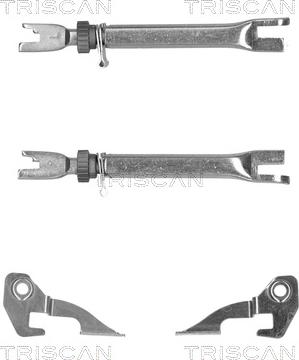 Triscan 8105 103014 - Комплект регулятора, барабанный тормозной механизм autospares.lv