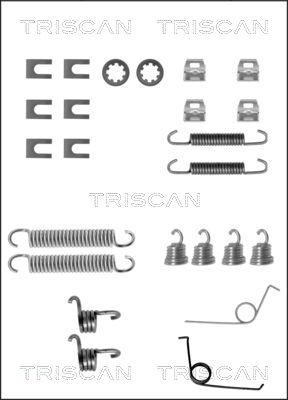Triscan 8105 102498 - Комплектующие, барабанный тормозной механизм autospares.lv