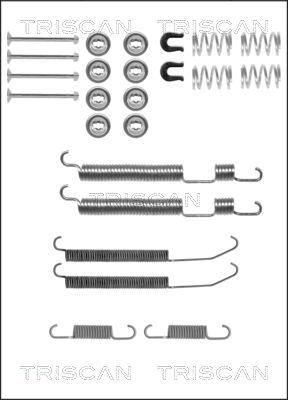 Triscan 8105 102583 - Комплектующие, барабанный тормозной механизм autospares.lv