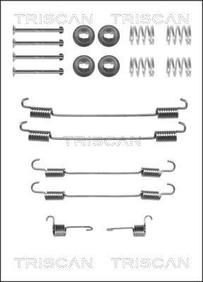 Triscan 8105 102579 - Комплектующие, барабанный тормозной механизм autospares.lv