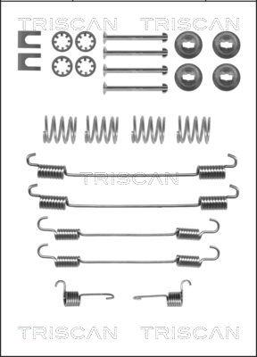 Triscan 8105 102578 - Комплектующие, барабанный тормозной механизм autospares.lv