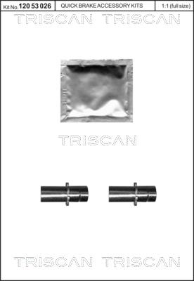 Triscan 8105 102640 - Система тяг и рычагов, тормозная система autospares.lv