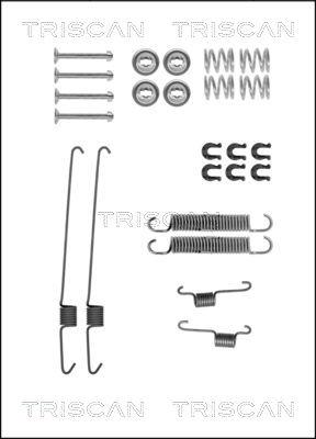 Triscan 8105 102614 - Комплектующие, барабанный тормозной механизм autospares.lv