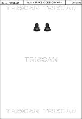 Triscan 8105 116003 - Комплект болтов, тормозной диск autospares.lv