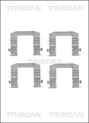 Triscan 8105 181009 - Комплектующие для колодок дискового тормоза autospares.lv