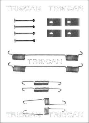 Triscan 8105 182004 - Комплектующие, барабанный тормозной механизм autospares.lv