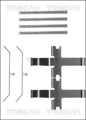 Triscan 8105 131647 - Комплектующие для колодок дискового тормоза autospares.lv