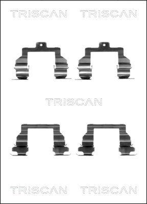 Triscan 8105 131632 - Комплектующие для колодок дискового тормоза autospares.lv