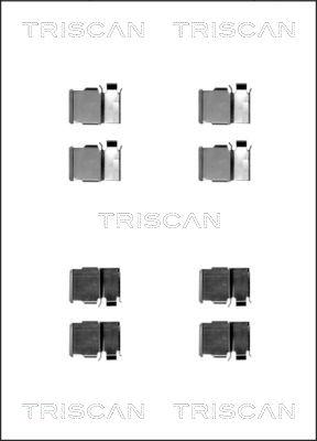 Triscan 8105 131620 - Комплектующие для колодок дискового тормоза autospares.lv