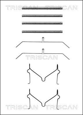 Triscan 8105 131621 - Комплектующие для колодок дискового тормоза autospares.lv