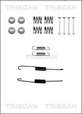 Triscan 8105 132592 - Комплектующие, барабанный тормозной механизм autospares.lv