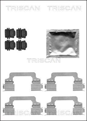 Triscan 8105 171602 - Комплектующие для колодок дискового тормоза autospares.lv