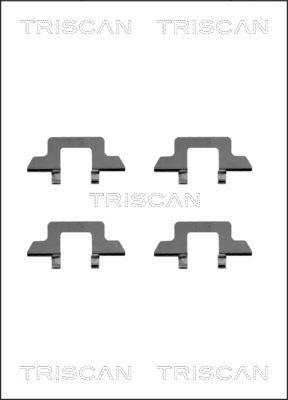 Triscan 8105 381612 - Комплектующие для колодок дискового тормоза autospares.lv