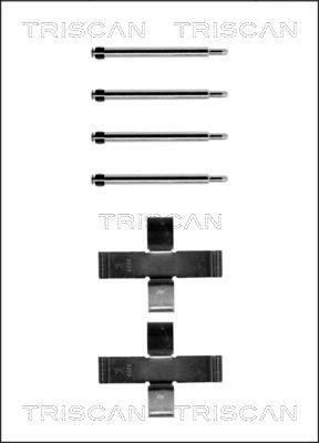 Triscan 8105 291493 - Комплектующие для колодок дискового тормоза autospares.lv