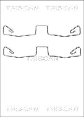 Triscan 8105 291602 - Комплектующие для колодок дискового тормоза autospares.lv