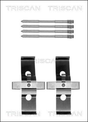 Triscan 8105 291614 - Комплектующие для колодок дискового тормоза autospares.lv