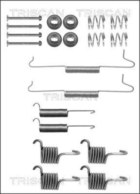 Triscan 8105 292517 - Комплектующие, барабанный тормозной механизм autospares.lv