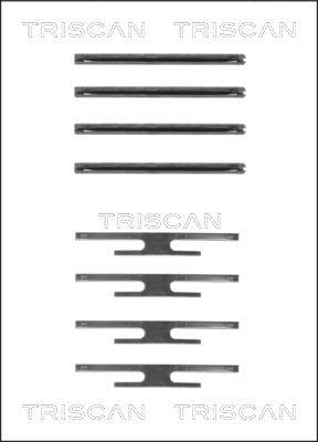 Triscan 8105 241512 - Комплектующие для колодок дискового тормоза autospares.lv