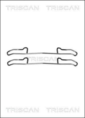Triscan 8105 241536 - Комплектующие для колодок дискового тормоза autospares.lv