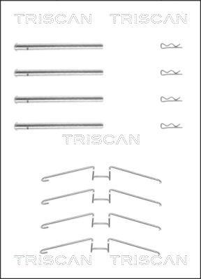 Triscan 8105 251599 - Комплектующие для колодок дискового тормоза autospares.lv