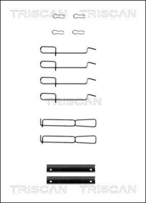 Triscan 8105 251594 - Комплектующие для колодок дискового тормоза autospares.lv