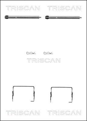 Triscan 8105 251595 - Комплектующие для колодок дискового тормоза autospares.lv