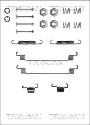 Triscan 8105 252519 - Комплектующие, барабанный тормозной механизм autospares.lv