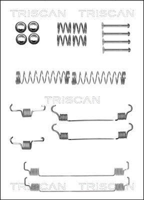 Triscan 8105 282570 - Комплектующие, барабанный тормозной механизм autospares.lv