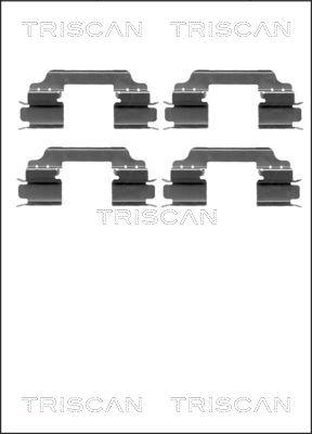 Triscan 8105 231596 - Комплектующие для колодок дискового тормоза autospares.lv