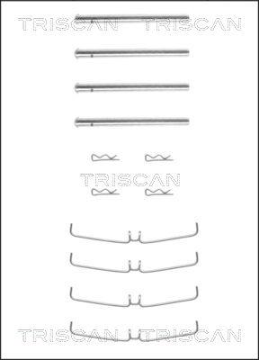 Triscan 8105 271359 - Комплектующие для колодок дискового тормоза autospares.lv