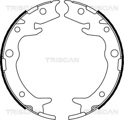 Triscan 8100 40005 - Комплект тормозов, ручник, парковка autospares.lv