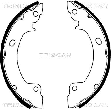 Triscan 8100 43529 - Комплект тормозных колодок, барабанные autospares.lv