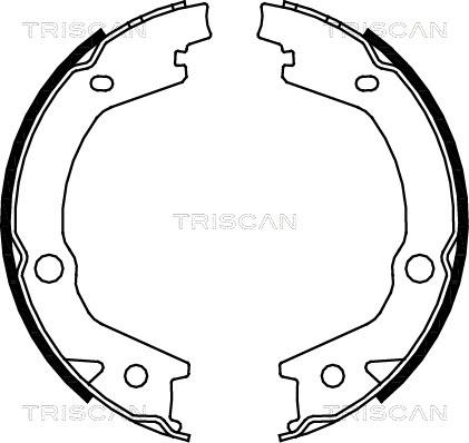 Triscan 8100 43020 - Комплект тормозов, ручник, парковка autospares.lv