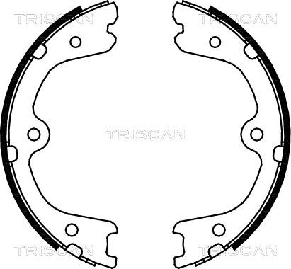 Triscan 8100 14008 - Комплект тормозов, ручник, парковка autospares.lv