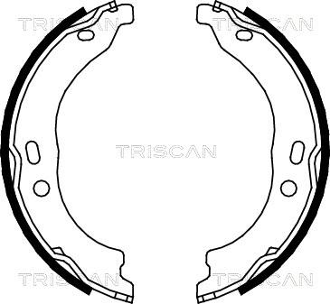 Triscan 8100 15024 - Комплект тормозов, ручник, парковка autospares.lv