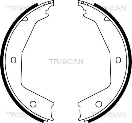 Triscan 8100 10629 - Комплект тормозов, ручник, парковка autospares.lv