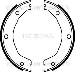 Triscan 8100 10030 - Комплект тормозов, ручник, парковка autospares.lv