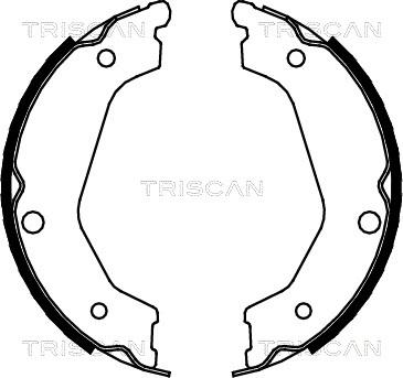 Triscan 8100 18004 - Комплект тормозов, ручник, парковка autospares.lv