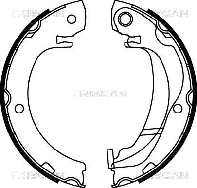 Triscan 8100 13047 - Комплект тормозов, ручник, парковка autospares.lv