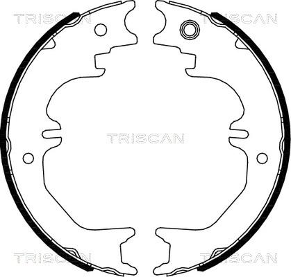 Triscan 8100 13050 - Комплект тормозов, ручник, парковка autospares.lv