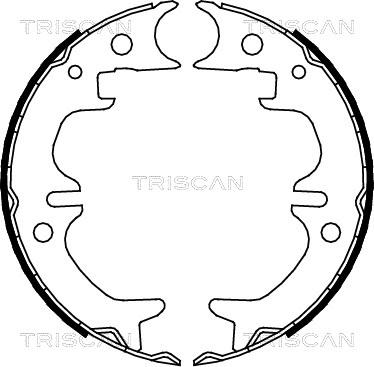 Triscan 8100 13030 - Комплект тормозов, ручник, парковка autospares.lv