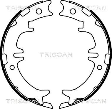 Triscan 8100 13033 - Комплект тормозов, ручник, парковка autospares.lv