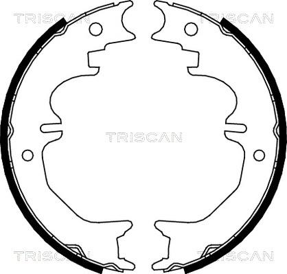 Triscan 8100 13037 - Комплект тормозов, ручник, парковка autospares.lv